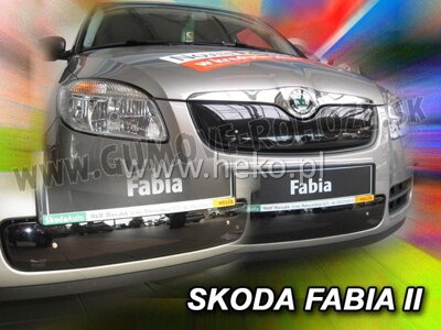 Škoda Fabia II 2007-2010 Dolná - zimná clona masky Heko