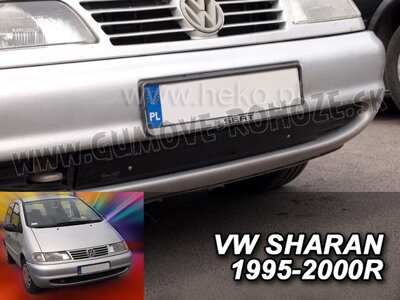 VW Sharan 1995-2000 Dolná - zimná clona masky Heko