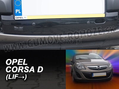Opel Corsa D 2011-2014 Facelift - zimná clona masky Heko