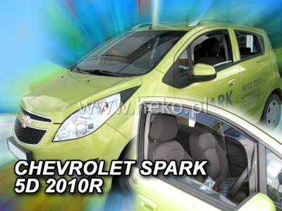 Chevrolet Spark od 2010 (predné) - deflektory Heko