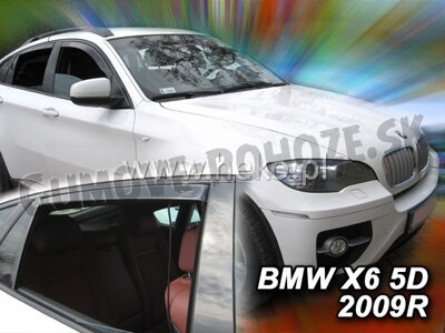 BMW X6 (E71, F16) 2008-2019 (so zadnými) - deflektory Heko