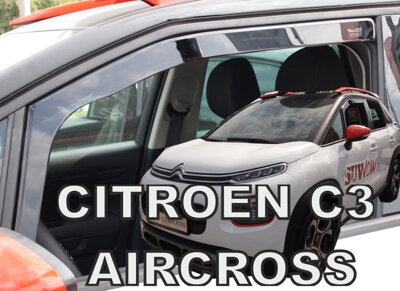 Citroen C3 AirCross od 2017 (predné) - deflektory Heko