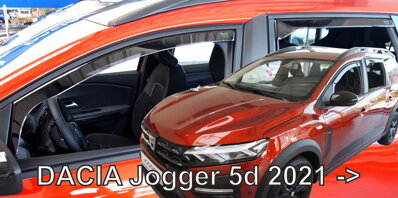 Dacia Jogger od 2021 (so zadnými) - deflektory Heko