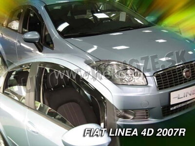 Fiat Linea od 2007 (so zadnými) - deflektory Heko