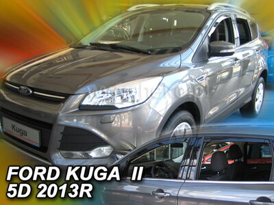 Ford Kuga 2013-2019 (so zadnými) - deflektory Heko