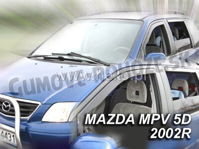 Mazda MPV 1999-2006 (so zadnými) - deflektory Heko