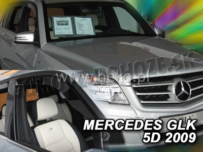 Mercedes GLK X204 2008-2015 (predné) - deflektory Heko