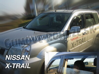 Nissan X-Trail 2001-2007 (predné) - deflektory Heko