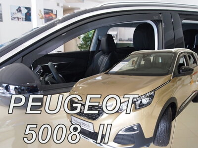 Peugeot 5008 od 2017 (predné) - deflektory Heko