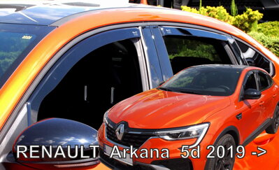 Renault Arkana od 2019 (so zadnými) - deflektory Heko