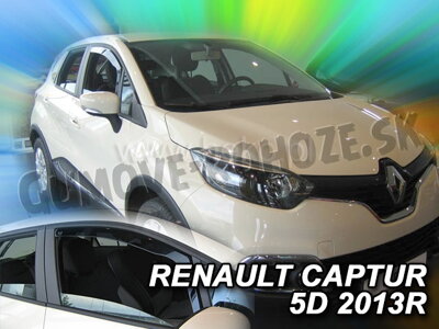 Renault Captur 2012-2019 (predné) - deflektory Heko