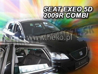 Seat Exeo Combi 2008-2013 (so zadnými) - deflektory Heko