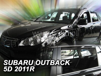 Subaru Outback 2009-2014 (so zadnými) - deflektory Heko