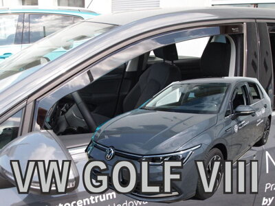 VW Golf VIII 5-dverí od 2020 (predné) - deflektory Heko