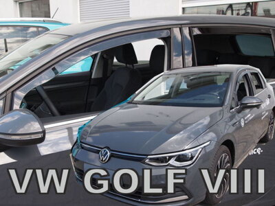 VW Golf VIII Htb od 2020 (so zadnými) - deflektory Heko