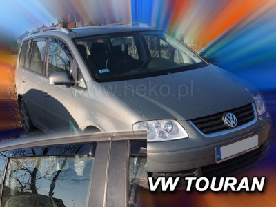 VW Touran 2003-2015 (so zadnými) - deflektory Heko