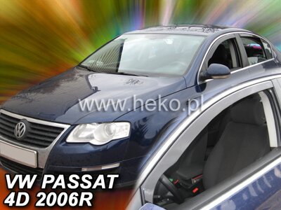 VW Passat B7 2010-2014 (predné) - deflektory Heko
