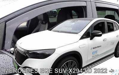 Mercedes EQE SUV V295 od 2023 (so zadnými) - deflektory Heko