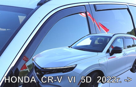 Honda CR-V VI od 2023 (so zadnými) - deflektory Heko