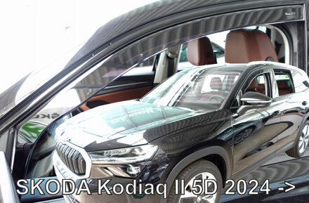 Škoda Kodiaq II od 2024 (predné) - deflektory Heko