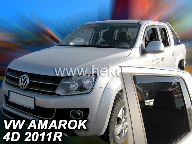 VW Amarok 2010-2023 (so zadnými) - deflektory Heko