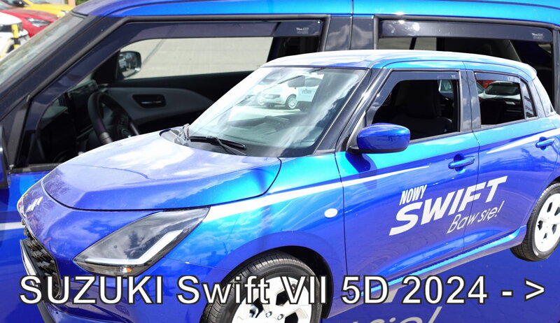 Suzuki Swift VII od 2024 (so zadnými) - deflektory Heko