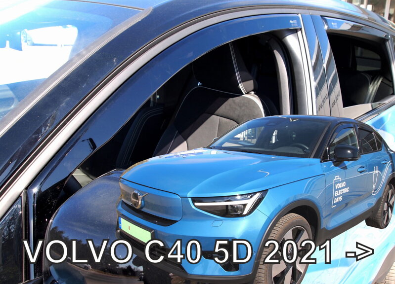 Volvo C40 od 2021 (so zadnými) - deflektory Heko